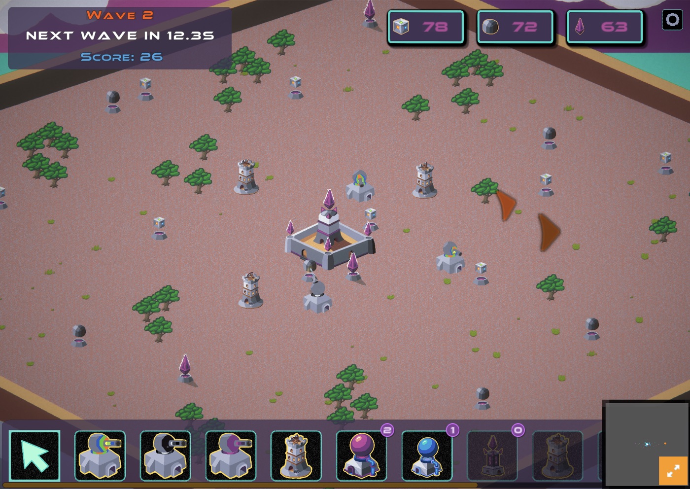 NFTD: Retro gameplay — retro-style tower defense